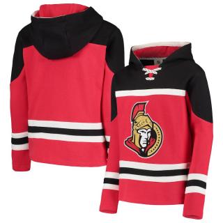 Dětská Mikina Ottawa Senators Asset Lace-Up Pullover Hoodie Velikost: Dětské L (11 - 12 let)