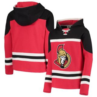Dětská Mikina Ottawa Senators Asset Lace-Up Pullover Hoodie Velikost: Dětské S (6 - 8 let)