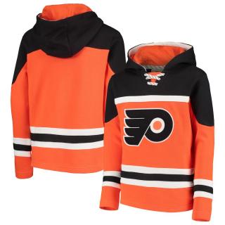 Dětská Mikina Philadelphia Flyers Asset Lace-Up Pullover Hoodie Velikost: Dětské L (11 - 12 let)