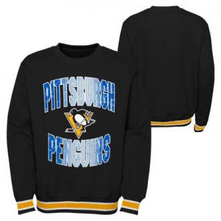 Dětská mikina Pittsburgh Penguins Classic Blueliner Crew Neck Velikost: Dětské S (6 - 8 let)