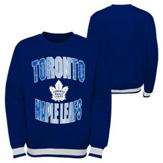 Dětská mikina Toronto Maple Leafs Classic Blueliner Crew Neck Velikost: Dětské M (9 - 11 let)