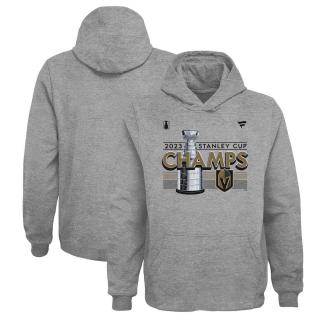 Dětská mikina Vegas Golden Knights 2023 Stanley Cup Champions Locker Room Pullover Hoodie Velikost: Dětské L (11 - 12 let)