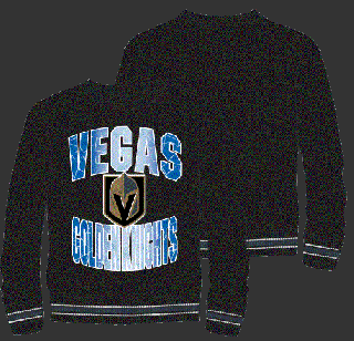 Dětská mikina Vegas Golden Knights Classic Blueliner Crew Neck Velikost: Dětské L (11 - 12 let)