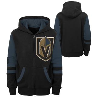 Dětská mikina Vegas Golden Knights Faceoff Colorblocked Fleece Full-Zip Velikost: Dětské L (11 - 12 let)