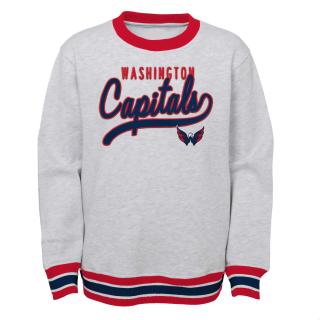 Dětská mikina Washington Capitals Legends Crew Neck Pullover Velikost: Dětské L (11 - 12 let)