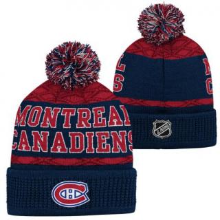 Dětská zimní čepice Montreal Canadiens Puck Pattern Cuffed