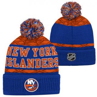 Dětská zimní čepice New York Islanders Puck Pattern Cuffed