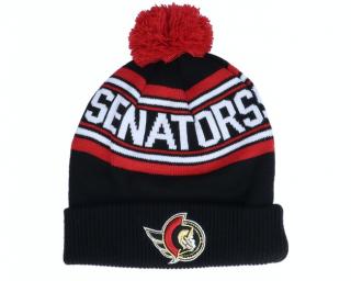 Dětská zimní čepice Ottawa Senators  Wordmark Cuffed Pom