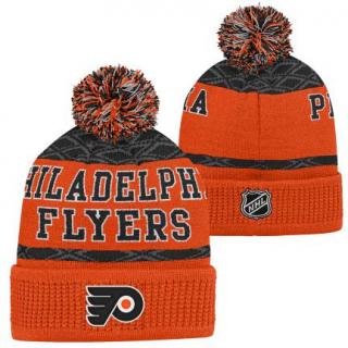 Dětská zimní čepice Philadelphia Flyers Puck Pattern Cuffed