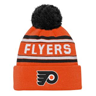 Dětská zimní čepice Philadelphia Flyers  Wordmark Cuffed Pom