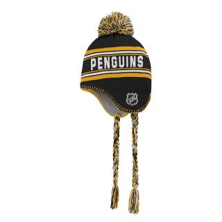 Dětská zimní čepice Pittsburgh Penguins Jacquard Tassel