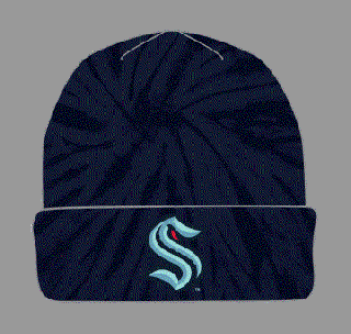 Dětská zimní čepice Seattle Kraken Tie Dye Knit Beanie