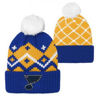 Dětská zimní čepice St. Louis Blues Patchwork Cuffed Knit