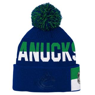 Dětská zimní čepice Vancouver Canucks Faceoff Jacquard Knit