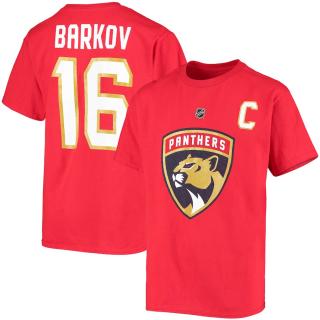 Dětské Tričko Aleksander Barkov #16 Florida Panthers Name & Number Velikost: Dětské L (11 - 12 let)