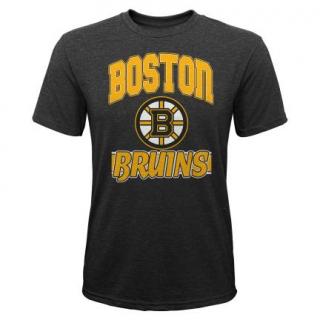 Dětské tričko Boston Bruins All Time Great Triblend Velikost: Dětské L (11 - 12 let)