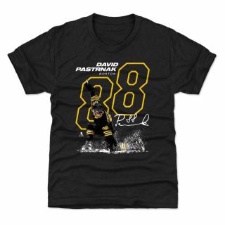 Dětské tričko Boston Bruins David Pastrnak #88 OUTLINE 500 Level Velikost: XL (12 - 14 let)