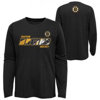 Dětské tričko Boston Bruins Rink Reimagined LS Ultra dlouhý rukáv Velikost: Dětské M (9 - 11 let)