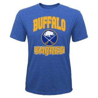 Dětské tričko Buffalo Sabres All Time Great Triblend Velikost: Dětské L (11 - 12 let)
