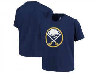 Dětské Tričko Buffalo Sabres Navy Primary Team Logo Velikost: Dětské L (11 - 12 let)