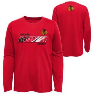 Dětské tričko Chicago Blackhawks Rink Reimagined LS Ultra dlouhý rukáv Velikost: Dětské L (11 - 12 let)