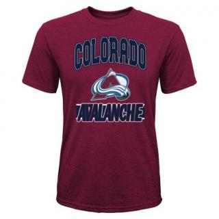 Dětské tričko Colorado Avalanche All Time Great Triblend Velikost: Dětské M (9 - 11 let)