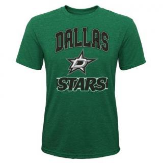 Dětské tričko Dallas Stars All Time Great Triblend Velikost: Dětské L (11 - 12 let)