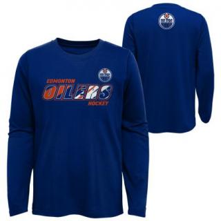 Dětské tričko Edmonton Oilers Rink Reimagined LS Ultra dlouhý rukáv Velikost: Dětské L (11 - 12 let)