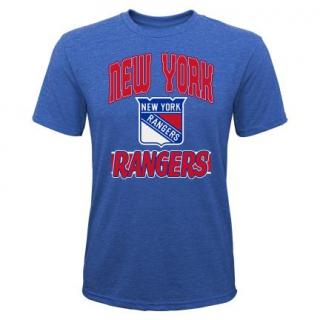 Dětské tričko New York Rangers All Time Great Triblend Velikost: Dětské L (11 - 12 let)