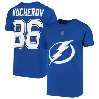 Dětské Tričko Nikita Kucherov #86 Tampa Bay Lightning Name Number Velikost: Dětské L (11 - 12 let)