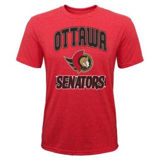 Dětské tričko Ottawa Senators All Time Great Triblend Velikost: Dětské L (11 - 12 let)