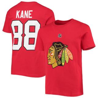 Dětské Tričko Patrick Kane #88 Chicago Blackhawks Name Number Velikost: Dětské L (11 - 12 let)
