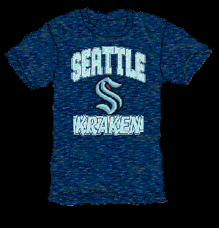 Dětské tričko Seattle Kraken All Time Great Triblend Velikost: Dětské L (11 - 12 let)
