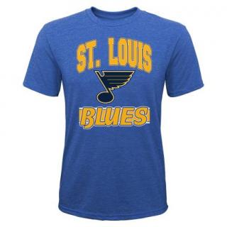 Dětské tričko St. Louis Blues All Time Great Triblend Velikost: Dětské L (11 - 12 let)
