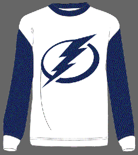Dětské tričko Tampa Bay Lightning Scoring Chance Crew Neck LS dlouhý rukáv Velikost: Dětské M (9 - 11 let)