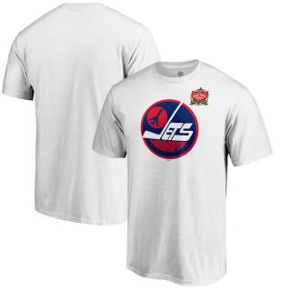 Dětské Tričko Winnipeg Jets 2019 Heritage Classic Primary Logo White Velikost: Dětské L (11 - 12 let)