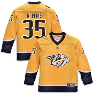 Dětský Dres #35 Pekka Rinne Nashville Predators Replica Home Jersey Velikost: L/XL