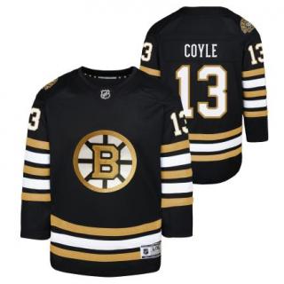 Dětský Dres Charlie Coyle Boston Bruins Black 100th Anniversary Premier Breakaway Jersey Velikost: L/XL