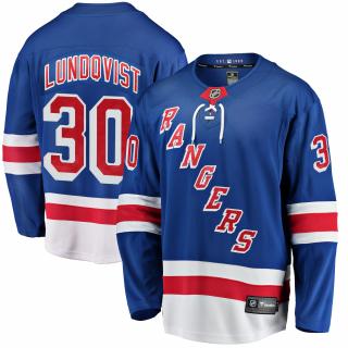 Dětský dres New York Rangers # 30 Henrik Lundqvist Breakaway Home Jersey Velikost: L/XL