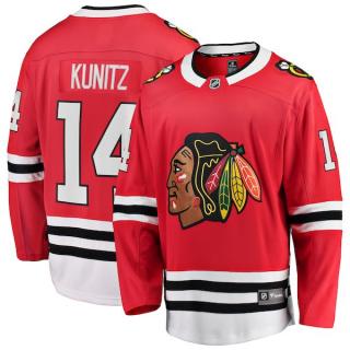 Dres #14 Chris Kunitz Chicago Blackhawks Breakaway Home Jersey Velikost: L