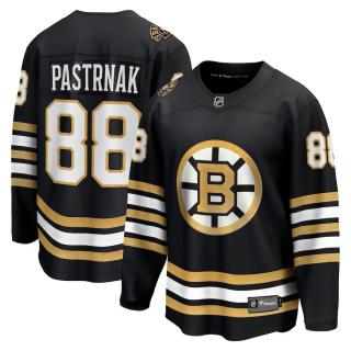 Dres David Pastrnak #88 Boston Bruins Black 100th Anniversary Premier Breakaway Jersey Velikost: XXXL