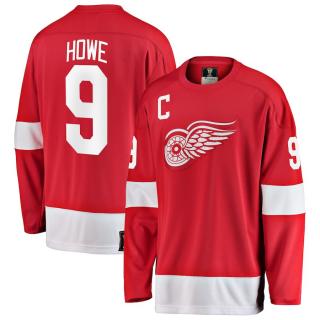 Dres Detroit Red Wings #9 Gordie Howe Breakaway Heritage Jersey Distribuce: USA