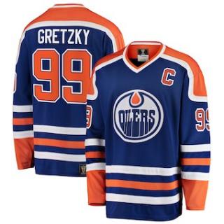 Dres Edmonton Oilers #99 Wayne Gretzky Premier Breakaway Heritage Jersey Distribuce: USA