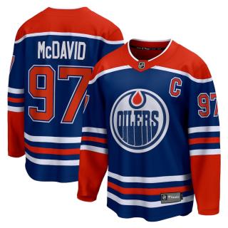 Dres Edmonton Oilers Connor McDavid #97 Breakaway Alternate Jersey Velikost: L