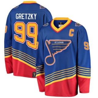 Dres St. Louis Blues Wayne Gretzky #99 Premier Breakaway Retired Player Jersey Velikost: XS