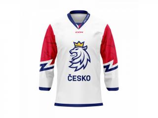 Fan dres CCM Český Hokej ČESKO - bílý Daniela Pejšová #4 Velikost: L