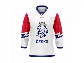 Fan dres CCM Český Hokej ČESKO - bílý David Krejčí #46 Velikost: L
