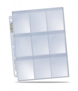 Folie na Hokejové Karty Ultra PRO 9 Karet  PLATINUM SECURE