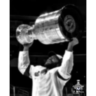 Fotografie Erik Černák Tampa Bay Lightning 2021 Stanley Cup Champions Raising Cup Photograph 8  x 10