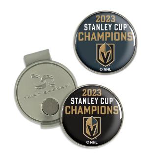 Golfová sada Vegas Golden Knights 2023 Stanley Cup Champions Hat Clip & Ball Marker Set